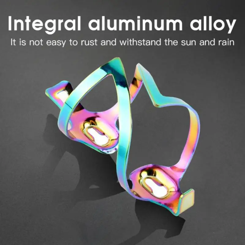 

Lightweight Aluminum Alloy Road Bike Water Bottle Cage Colorful Bike Water Bottle Holder Waterproof Cage Cycling Bottle Holder