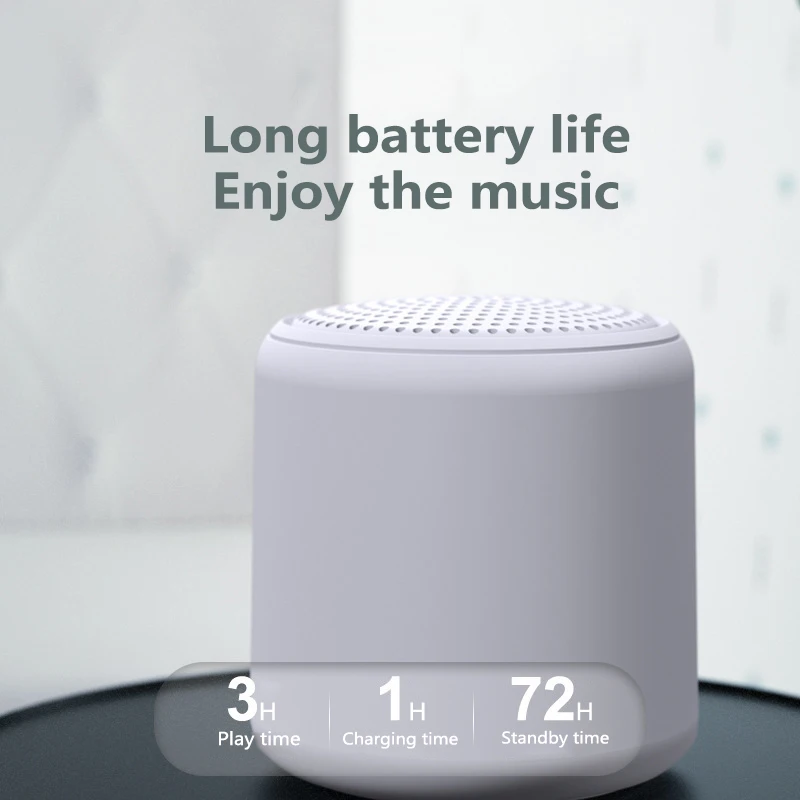 Mr. Бай Мини Bluetooth 5 0 Динамик Портативный ладонь небольшая звуковая коробка