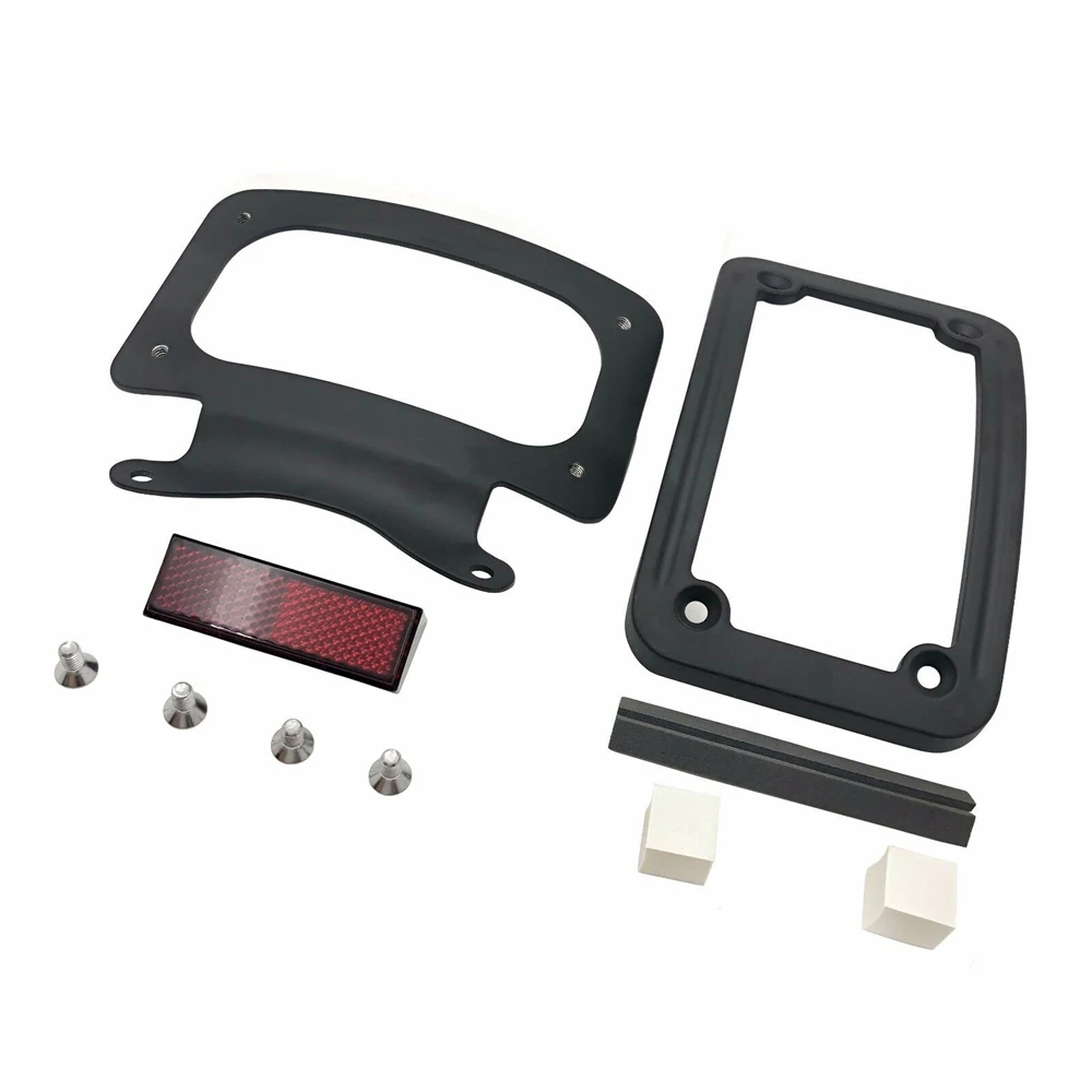 Aftermarket free shipping motorcycle parts Black License Plate Bracket For Harley-Davidson FLHX FLHXS FLHXSE FLTRX FLTRXS | Автомобили и