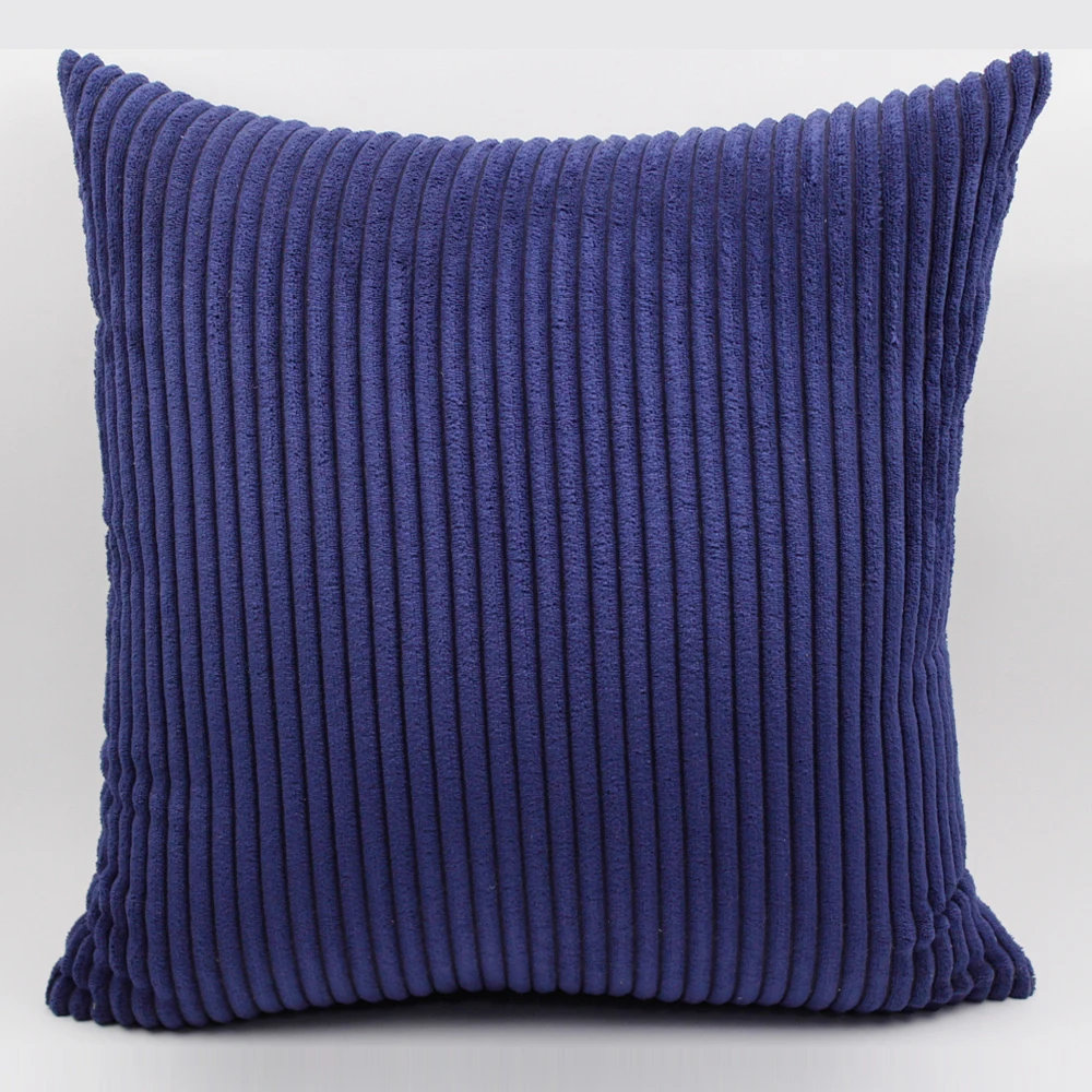 

Striped Corduroy Sofa Cushion Cover 40x40/45x45/50x50/55x55/60x60/65x65/70x70cm Throw Pillow Cover Decorative Pillow Case