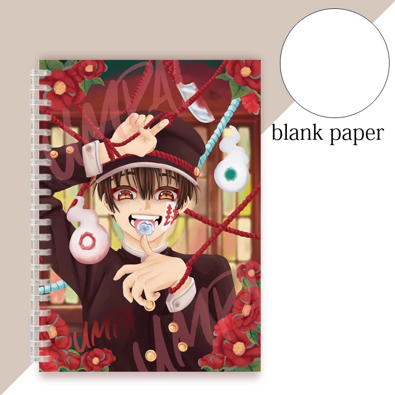 Тетрадь на спирали в туалете Hanako kun плакат Jibaku Shounen манга иен тетрадь с нотами Merch
