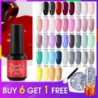 Розалинд блестящие био-Гели Soak Off Гель-лак для ногтей, семиперманентный базовое, топовое покрытие для ногтей яркий УФ гель для ногтей дизайн Гибридный лак