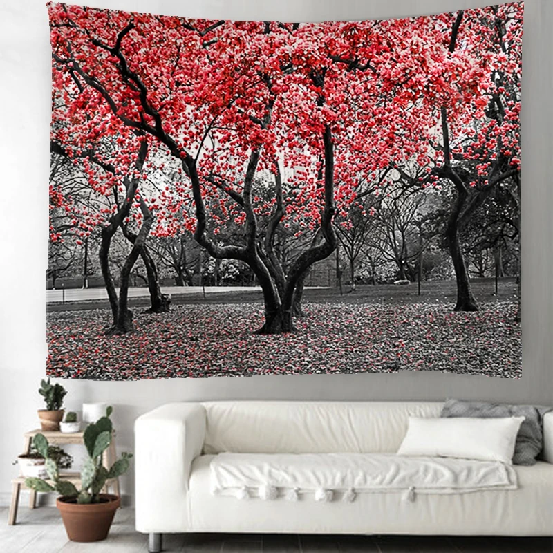 Фантастический лес гобелен мечта сцены МАНДАЛА ГОБЕЛЕН хиппи богемный Декор