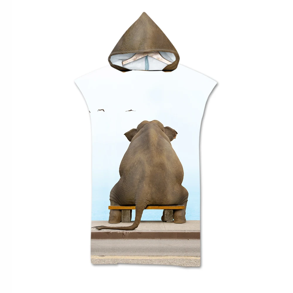 Микрофибра изменение халат для ванной Полотенца открытый купальный костюм с