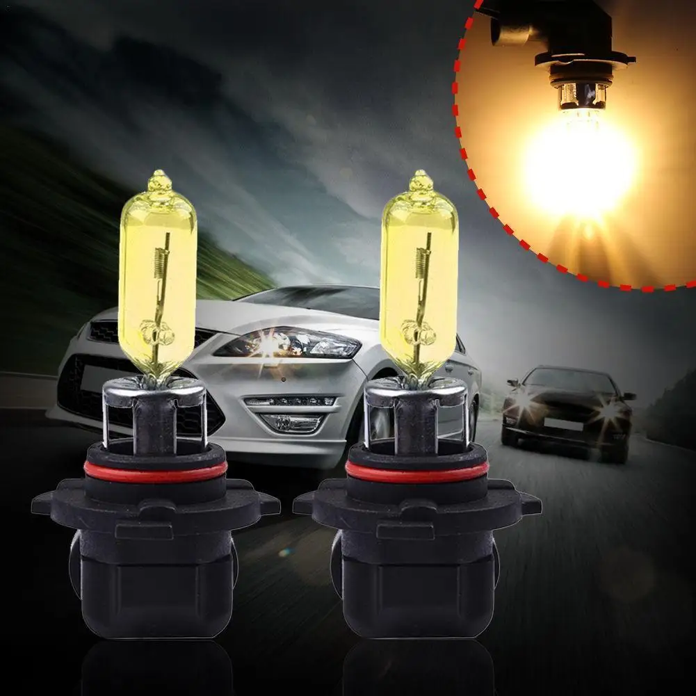 

2 шт. HB3 9005 желтого цвета 12V 60 Вт супер яркий галогенные лампы Стекло автомобилей светильник супер Авто головного средства ухода за кожей Шеи ...