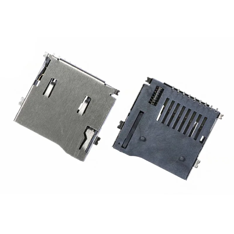 

10PCS New 9pin Micro SD Card Slot Connectors, Size 14*15mm TF Card Deck Reader Connector