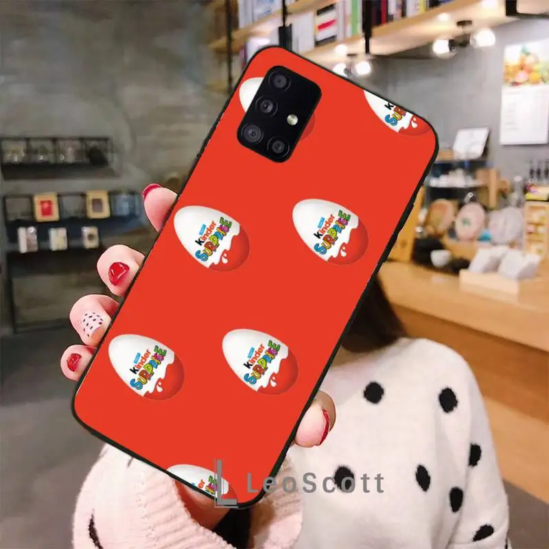 

New trolls egg KINDER JOY Surprise Phone Case For Samsung A50 A51 A71 A20E A20S S10 S20 S21 S30 Plus ultra 5G M11