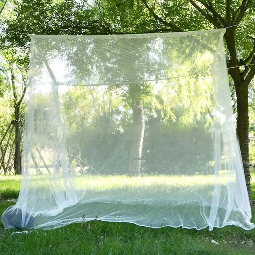 220*200*200cm Outdoor Ultra Large Mosquito Net 2 Openings Netting Curtains Camping Bedding Patio Carrying Pouch |