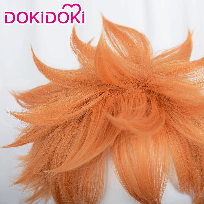 DokiDoki Аниме Haikyuu! Косапп парик Hinata Shoyo Косплей Хината шоё Хэллоуин косаплей |