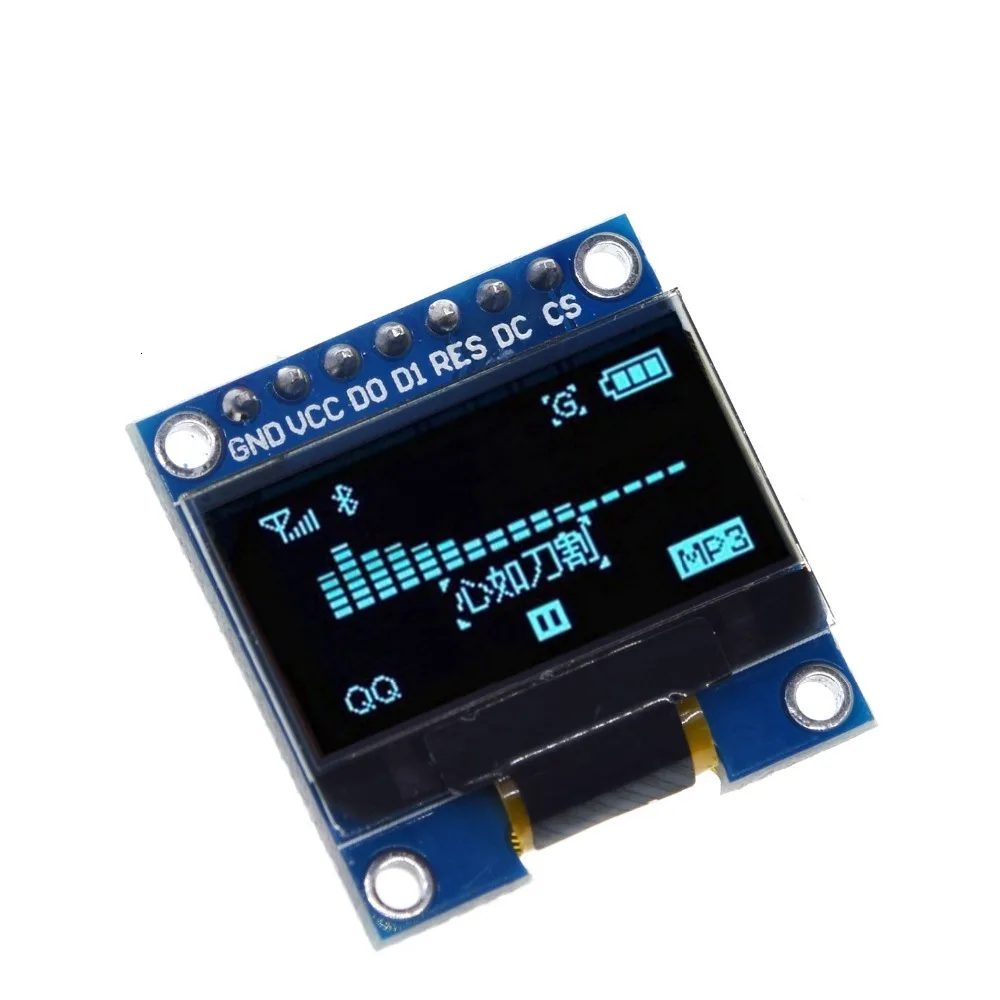 0,96 дюймовый OLED 4PIN 7PIN IIC Серийный белый дисплей модуль 128X64 IEC SSD1306 12864 плата с ЖК-экраном для Arduino