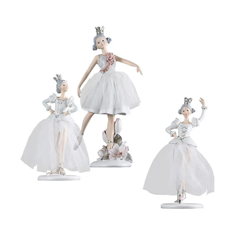 С рисунком балерины для девочек Смола украшения дома романтические свадьбы