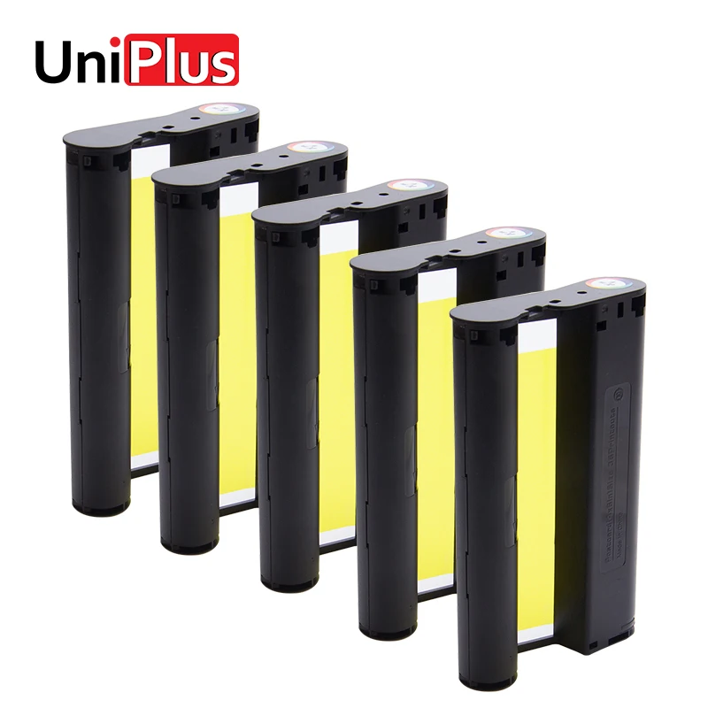 UniPlus 5 шт. KP 36IN чернильная кассета совместимый для Canon Selphy фотопринтер CP1200 CP1300 CP910 CP900 цветная чернильная бумага для печати