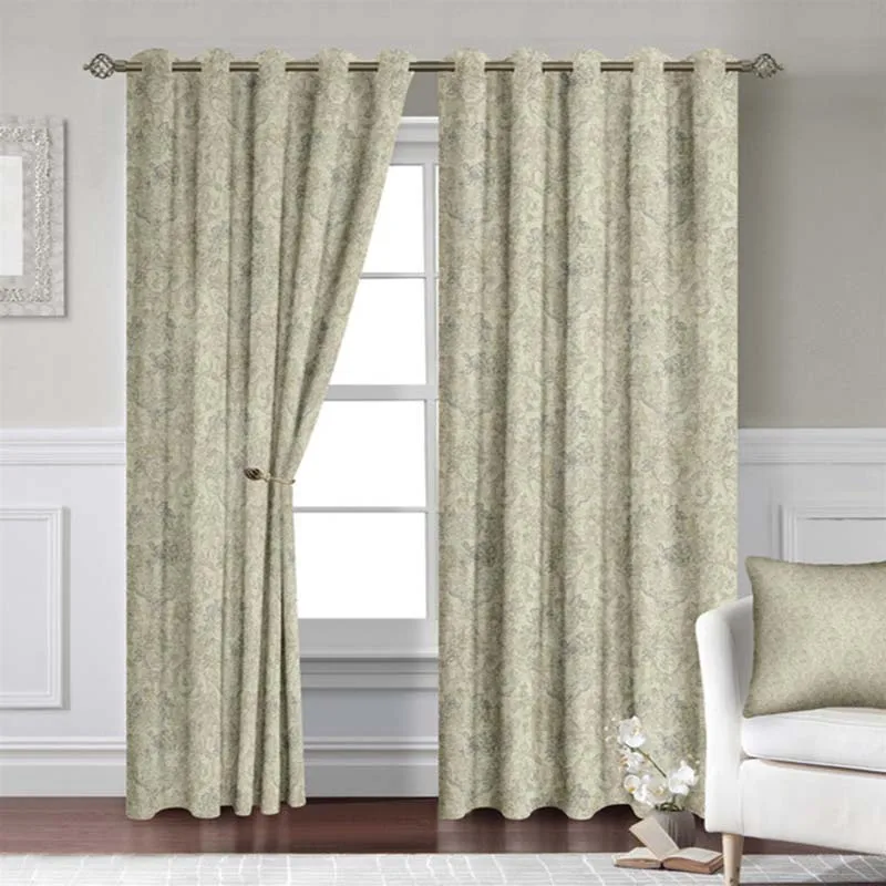 Занавеска с принтом пейсли s медальон Дамасским узором люверсы винтажные шторы