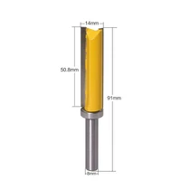 1pc 8mm shank template trim hinge mortising router bit straight end mill trimmer cleaning flush trim tenon cutter forwoodworking