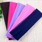 Высококачественные резинки для волос для йоги, спортивные эластичные повязки на голову, 1 шт., спортивная женская байкерская широкая повязка на голову, стрейч-лента