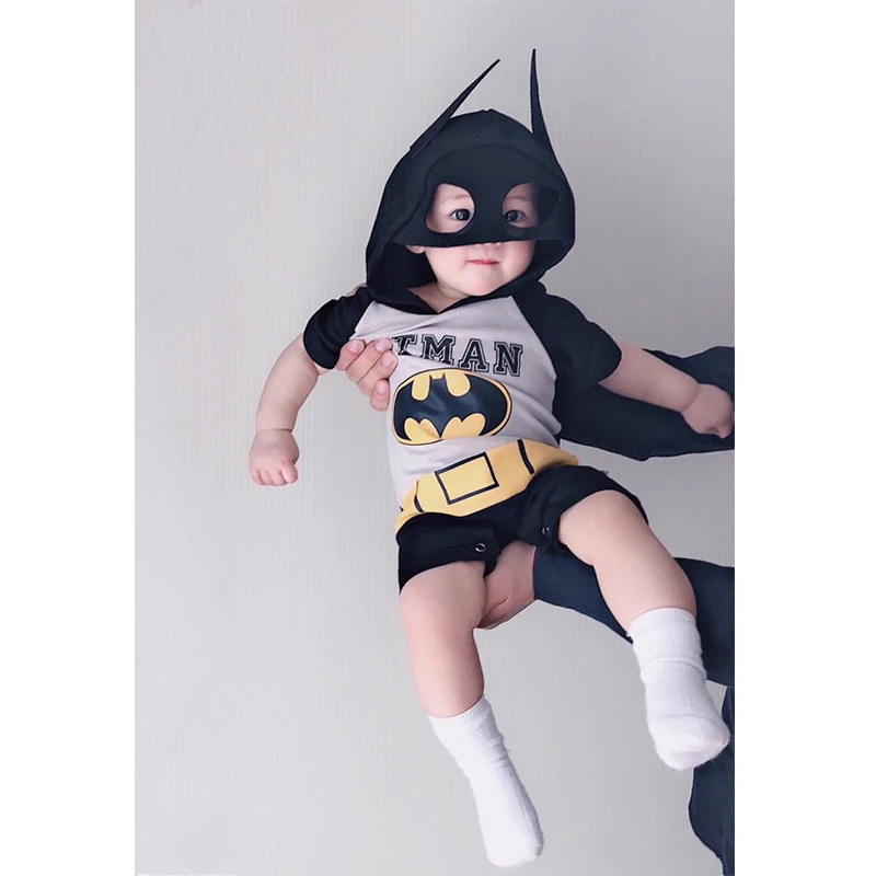 Комбинезон для новорожденных мальчиков и девочек супергерой Супермен Паук