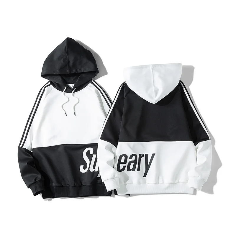 Мужские толстовки с капюшоном на весну и осень в стиле хип хоп Зимние мужские