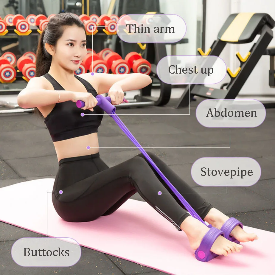 

Yoga Pedal Rally Multifunctional Pedal Pull Leg Rope Sit-up Auxiliary Fitness Equipment Portable Shark Stovepipe Hip Lift