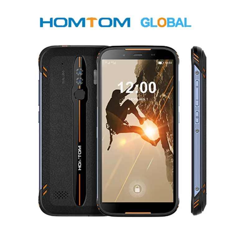 Оригинальный смартфон HOMTOM HT80 IP68 4G LTE Android 10 5 дюйма 18:9 HD + MT6737 NFC Беспроводная
