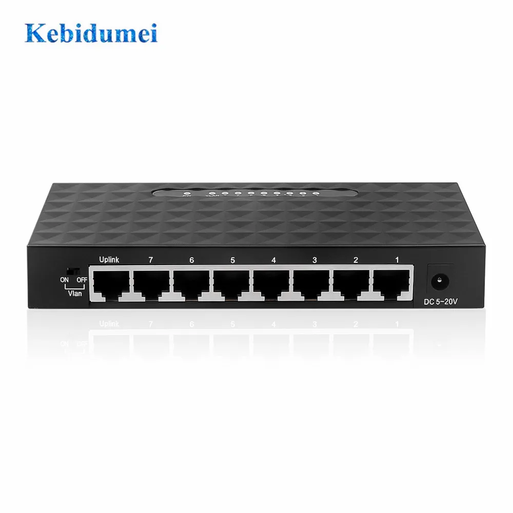 Базовый коммутатор Ethernet на 8 портов 10/100 Мбит/с|8 port|hub networkswitch network |