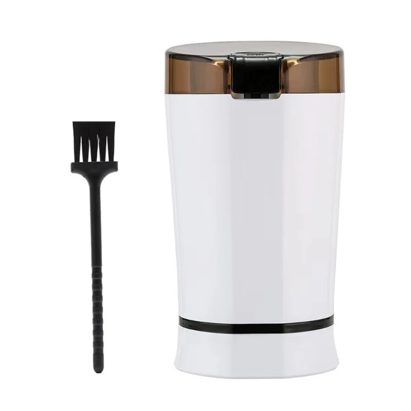 

Mini Electric Coffee Beans Grinder Kitchen Salt Pepper Mill Herbs Nuts Spices Grind Stainless Steel Blades 220V Retailsale