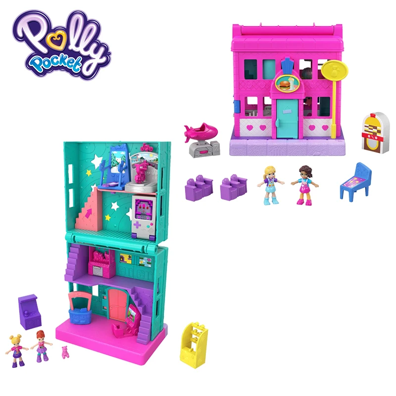 Polly карманные фирменные детские игрушки мини куклы поливилл обеденная