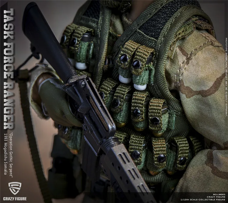 Crazy Figure 1/12 США военный 75-й Рейнджерс полк солдат фигурки Модель гренадье Somalia фигурка Кукла Коллекция
