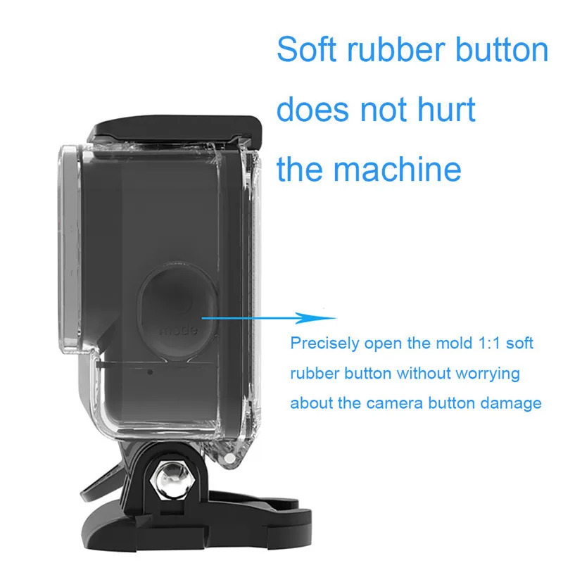 Черный дорожный Чехол для GoPro 8 набор спорта на открытом воздухе протектор экрана