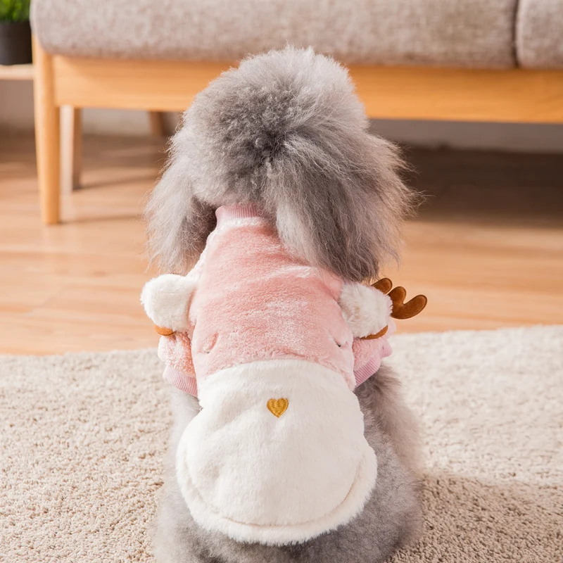 Hipidog Бесплатная доставка Милая одежда для щенков Рождественские свитера