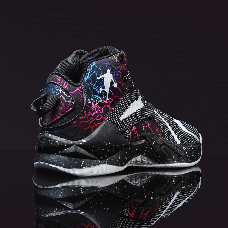 Женские и мужские кроссовки амортизирующие баскетбольные для мужчин высокие