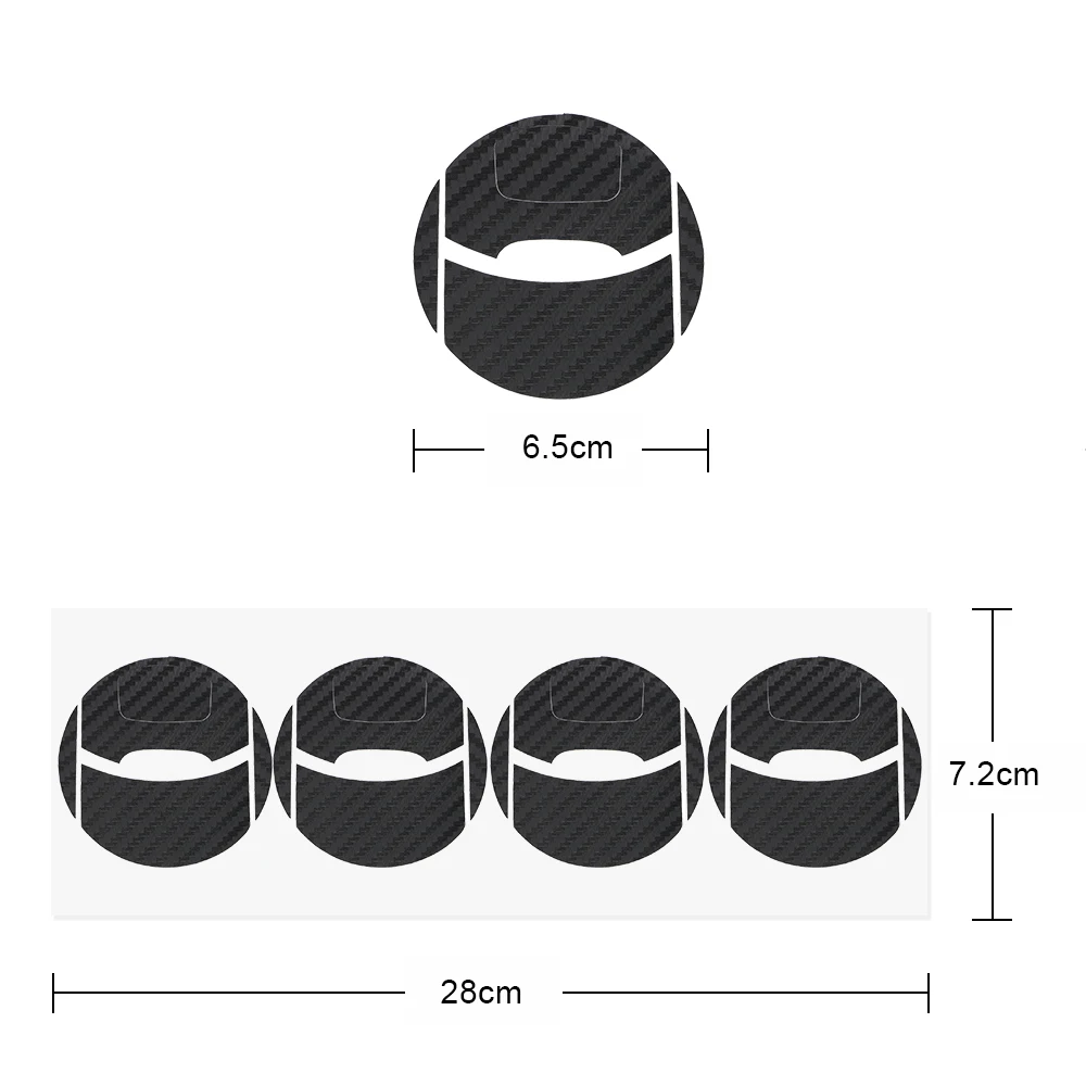 LEEPEE 4 шт./компл. Автомобильные Наклейки На выпускные отверстия кондиционера для