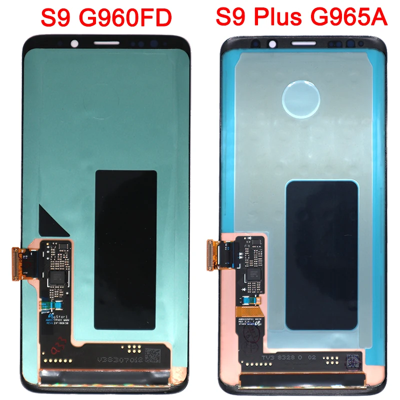 Super AMOLED S9 LCD For Samsung Galaxy Plus Display With Frame SM-G965FD G960F G965A G960U Touch Screen Digitizer Assembly | Мобильные