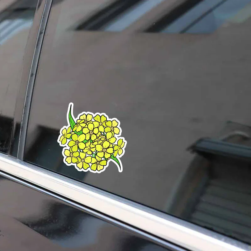 Ebdeckle красивые желтые цветы Декор для Авто/бампер/окно/настенные наклейки DIY CT10840 |