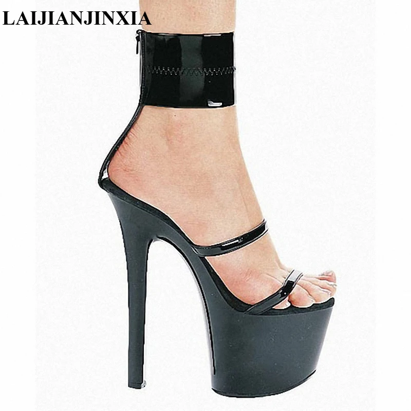 New Classics Black 17 CM high heels professional joker lady shoes 7 cm Platform Dance Shoes