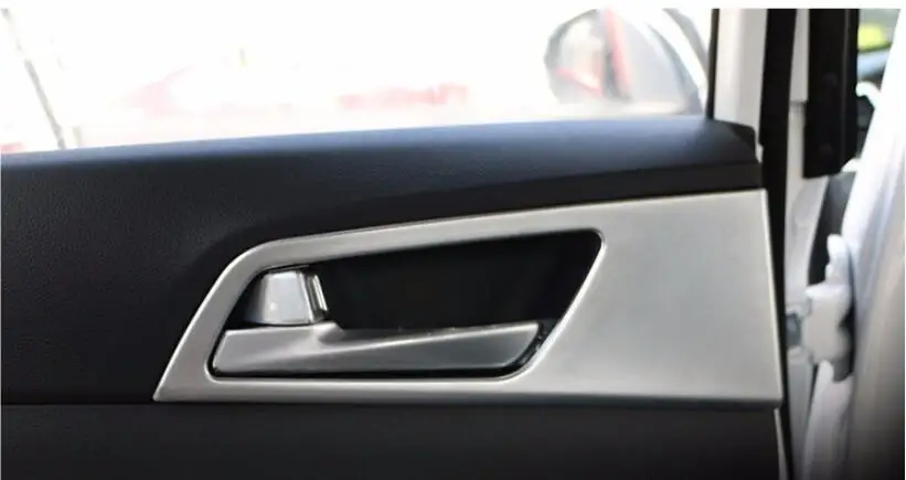 Крышка рамы дверной ручки отделка для Hyundai Tucson 2015 2016 4 шт. внутренняя дверная ручка