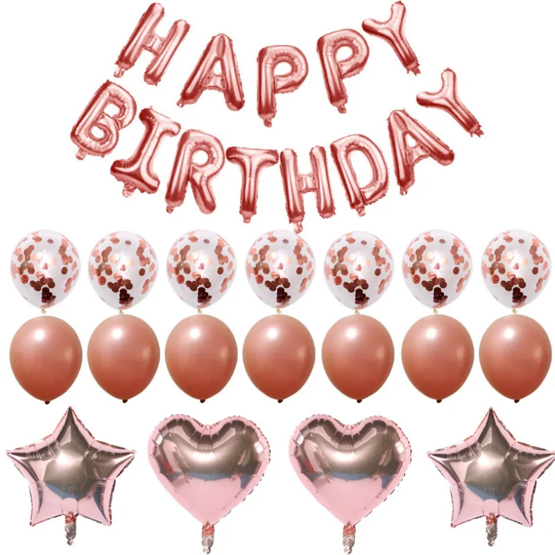 Вечерние шары фестивалей днем рождения письмо воздушный шар для первого дня