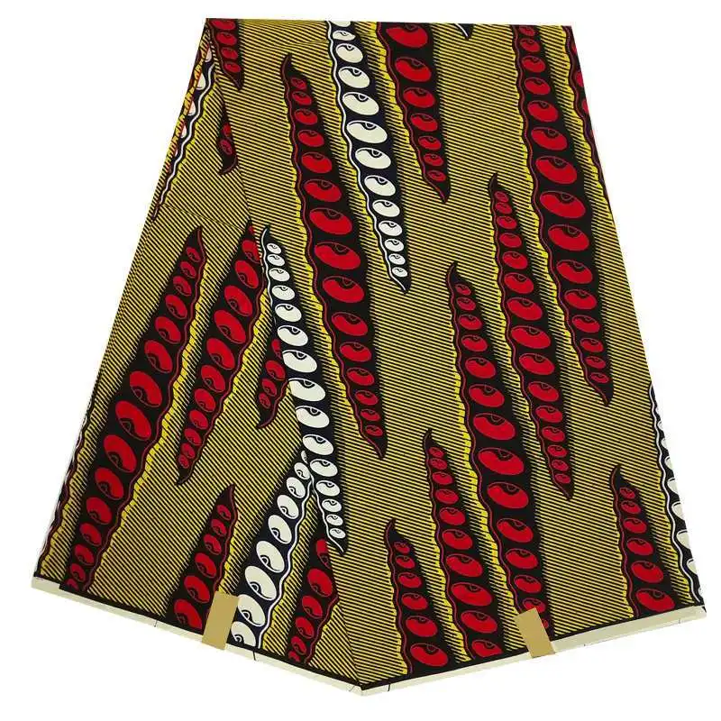 Больше цветов лист дизайн Африканский нигерийский 100% хлопок Анкара высокое