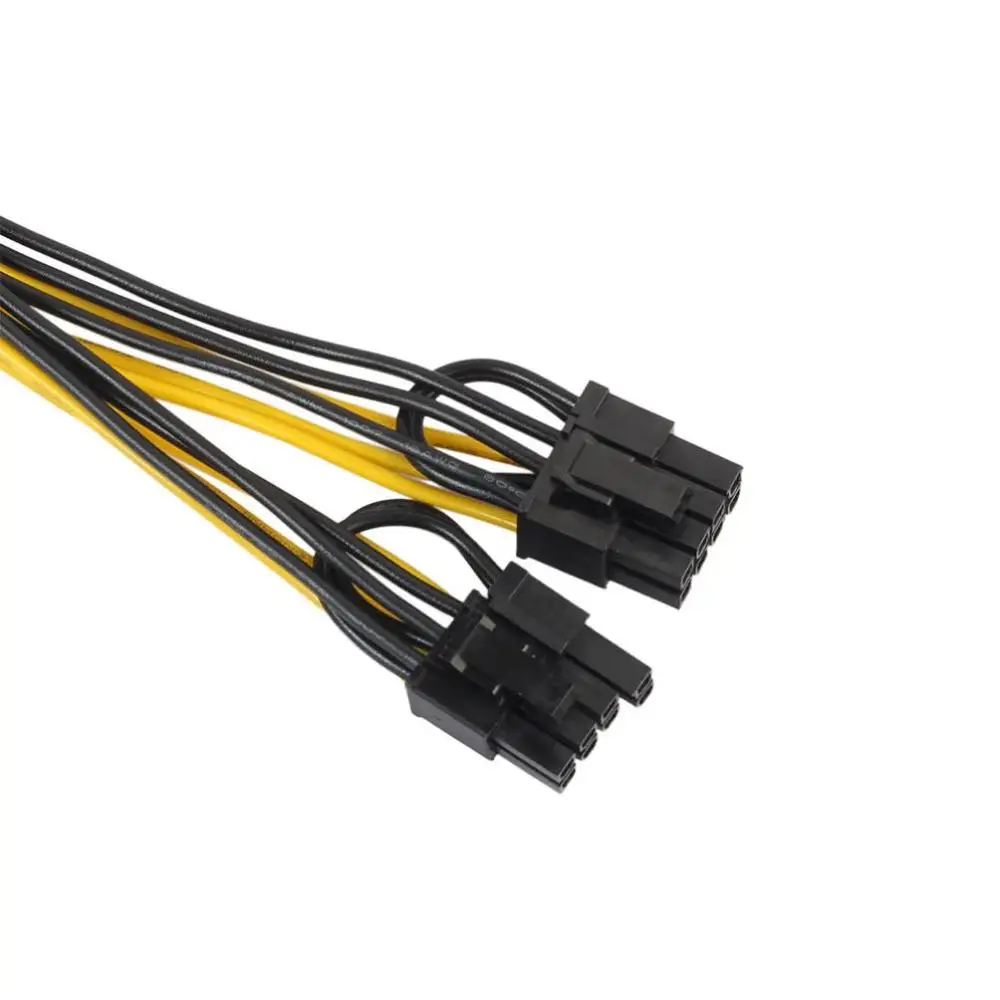 Разветвитель питания с 6 контактами на 2x6 + 2 (6-контактный/8-контактный) PCIE PCI Express