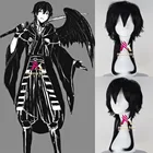 Парик для косплея цурумару, онлайн-косплей из прямых синтетических волос, 50 см19,68 дюйма, с шапочкой