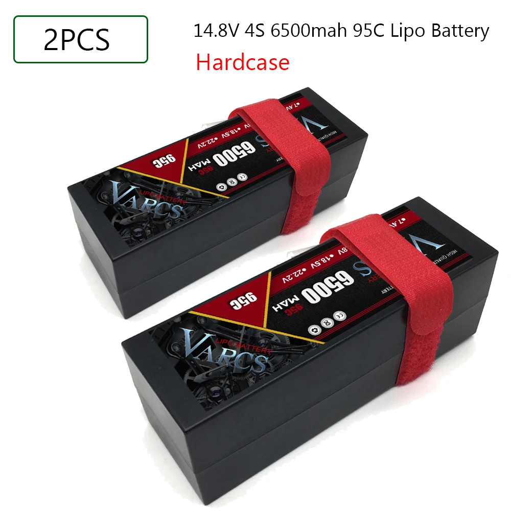 

2PCS VARCS RC Battery Lipo 2S 3S 4S 7.4V 11.1V 14.8V 6500MAH 8400MAH 7000mah 95C 100C 120C 140C for 1:8 1:10 Truggy Car