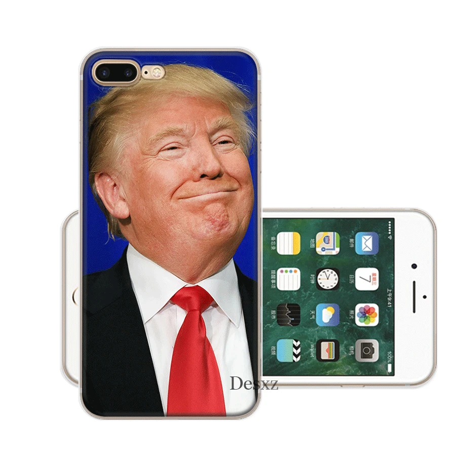 Чехол Desxz Donald John Trump Для iPhone 5 5S SE 6 6S 7 8S Plus X XR XS Max |