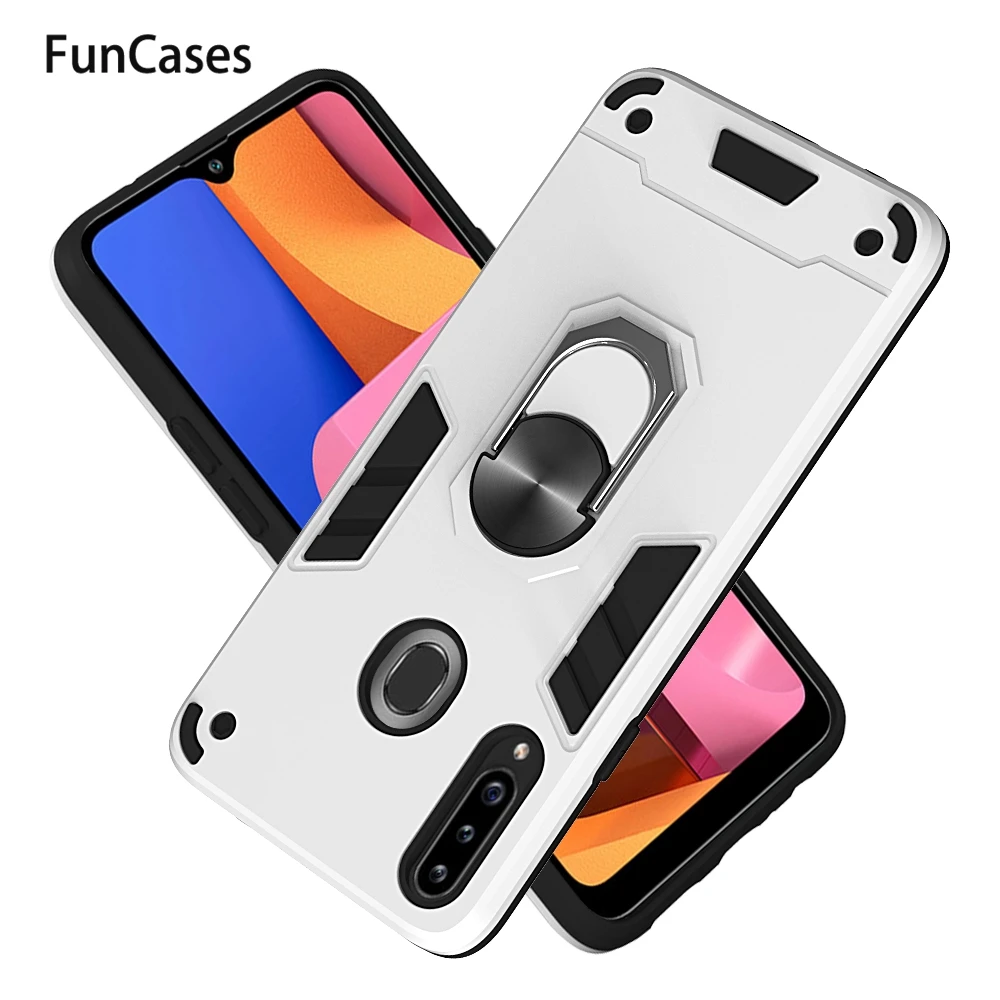 Автомобильный чехол из ТПУ с магнитным кольцом для Samsung A20s Hoesje A20S A50 M40 A40 A50S A30S A60 A70S