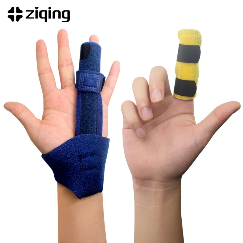 

3pcs Finger Splint Braces Supports Finger Protection Fixed Belt Aluminium Fracture Tape Bandage Adjustable Wrist Guard Corrector