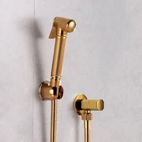 jet bidet taps hand held bidet sprayer douche kit toilet bidet faucets gold brass carving shattaf shower head copper valve set