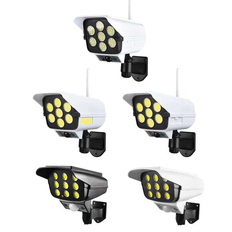 Солнечный светильник движения Сенсор муляж системы безопасности Камера