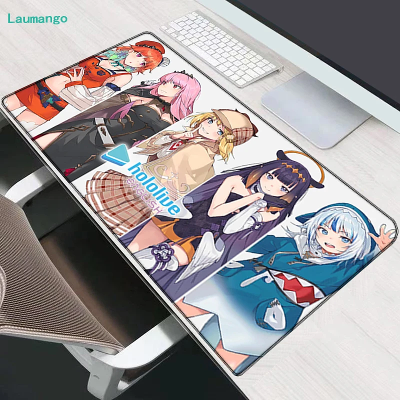 

Hololive Anime Large Surface for the Mouse Mats Desk Pad Notbook Gamer Girl Rug Keyboard Gaming Room Accessories Yugioh Playmat