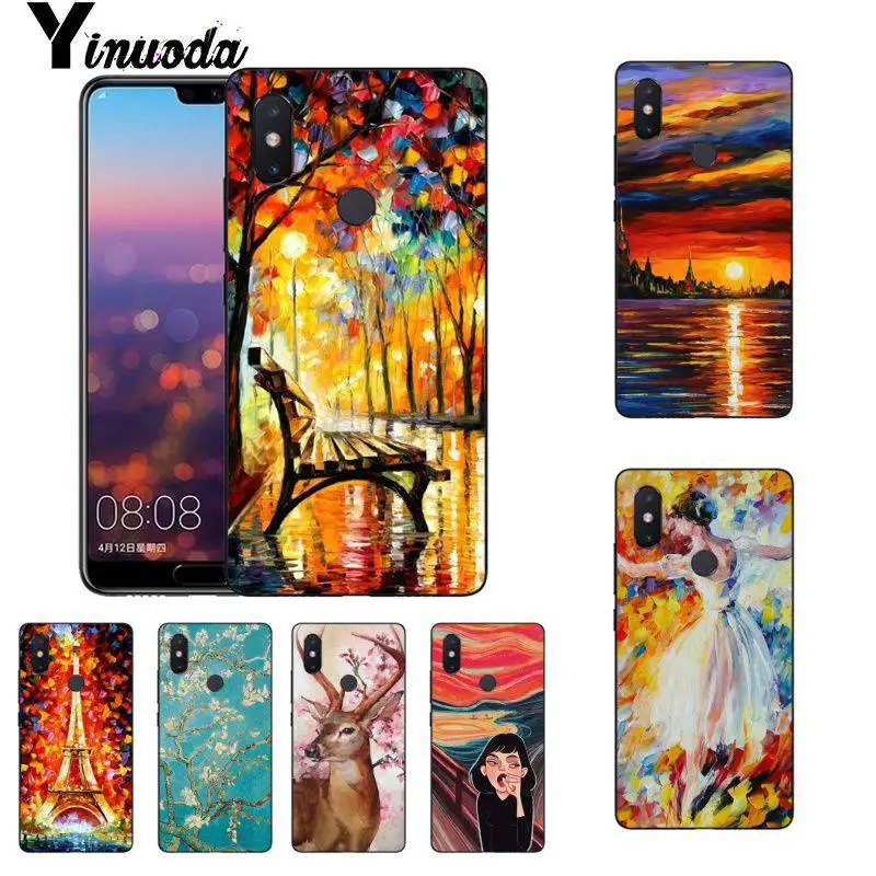 Yinuoda Van Gogh Звездная ночь ЗВЕЗДА ТОП детальный чехол для телефона Xiaomi mi 6 x2 x2S Note3 8 8SE