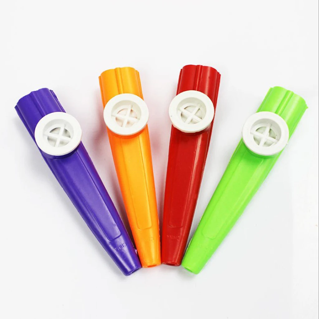 5x детский пластиковый казу Губная гармошка рот флейта ударный