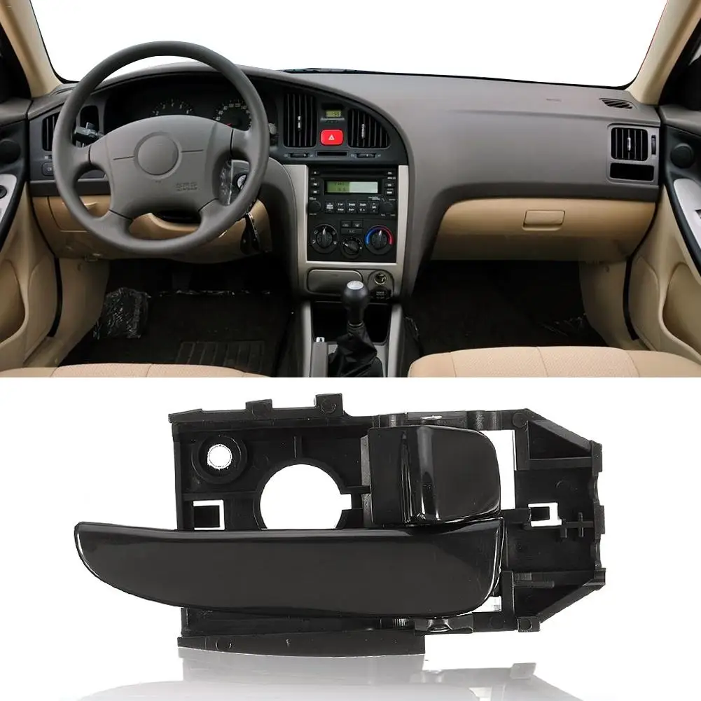 4 шт автомобильная ручка для межкомнатной двери черный пластик 2 левые ручки