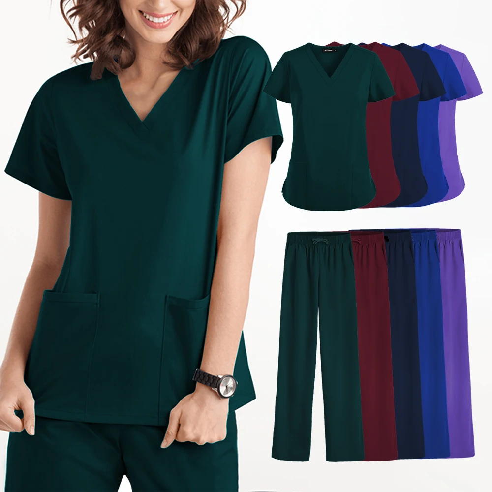 

Dentistry Surgical Uniform Pet Grooming Workwear Medical Surgical Nurse Uniforms Unisex Scrubs Sets Hospital Working Clothes